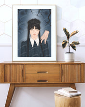 Cargar imagen en el visor de la galería, ✧ Lámina - art print A5-A4: Wednesday Addams
