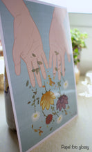 Load image into Gallery viewer, ✧ Lámina - art print A5-A4: Falling flowers