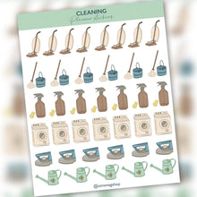 Cargar imagen en el visor de la galería, ✧ Stickers Recordatorios - Mini reminders: Limpieza retro vintage