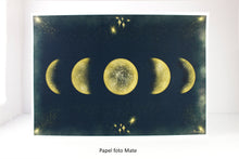 Load image into Gallery viewer, ✧ Lámina - art print A5-A4: Fases de la luna