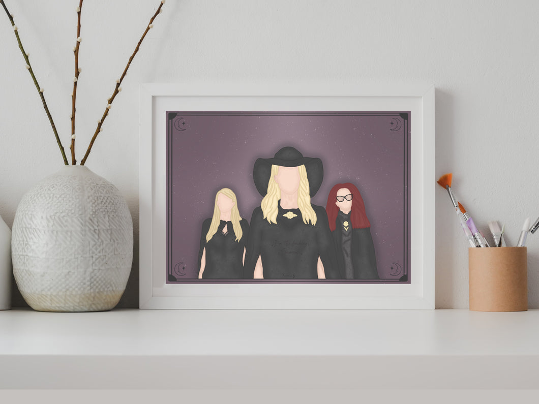 ✧ Lámina - art print A5-A4: American horror story - Apocalypse, Coven