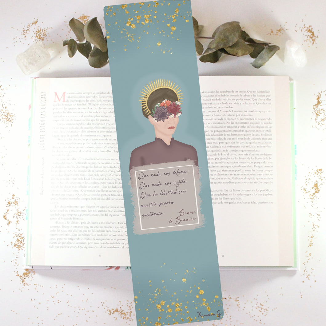 ✧ Marcapáginas Bookmark: Simone de Beauvoir