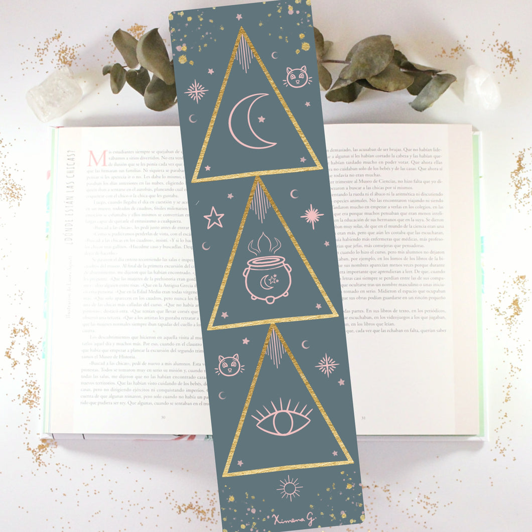 ✧ Marcapáginas Bookmark: Triángulos Esotéricos