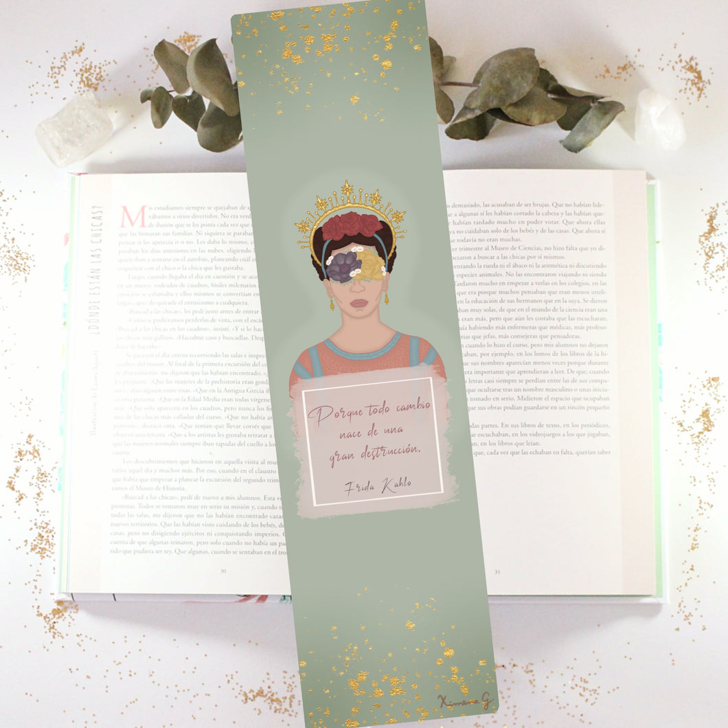 ✧ Marcapáginas Bookmark: Frida Kahlo 2