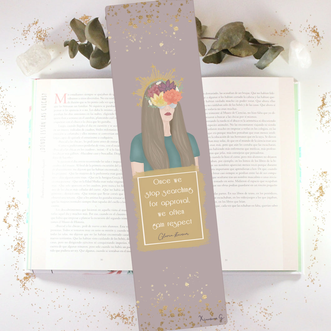 ✧ Marcapáginas Bookmark: Gloria Steinem