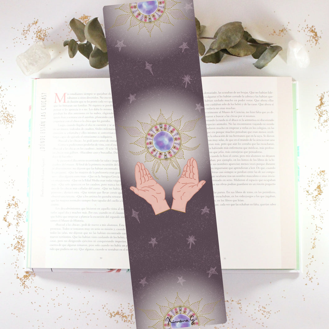 ✧ Marcapáginas Bookmark: Open hands