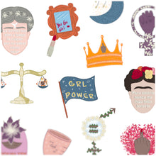 Load image into Gallery viewer, ✧ Hoja de stickers - Sticker sheet: Girl power
