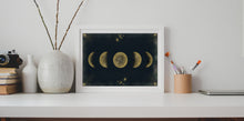 Load image into Gallery viewer, ✧ Lámina - art print A5-A4: Fases de la luna
