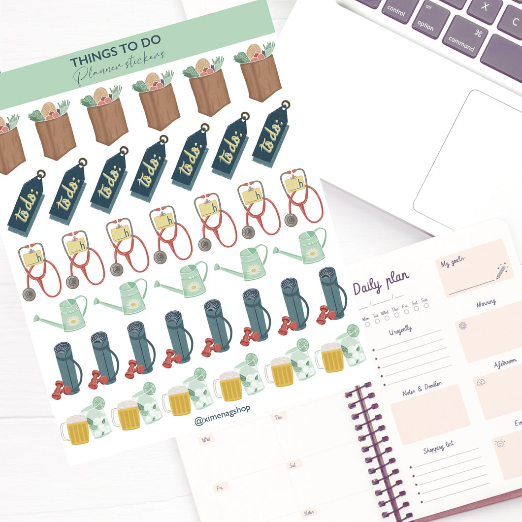 ✧ Stickers Recordatorios - Mini reminders: To Do List