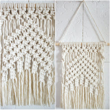 Load image into Gallery viewer, ✧ Colgante de pared de macramé bohemio tejido a mano #2 | Tapices de macramé boho
