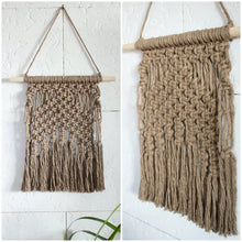 Load image into Gallery viewer, ✧ Colgante de pared de macramé bohemio tejido a mano #2 | Tapices de macramé boho
