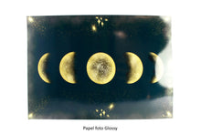 Load image into Gallery viewer, ✧ Lámina - art print A5-A4: Fases de la luna
